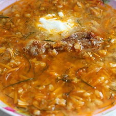 Рецепт Рассольника с перловкой в мультиварке