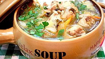 Рецепт Рассольника с почками и перловкой