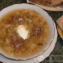 Рассольник с почками