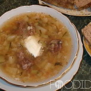 Рецепт Рассольника с почками