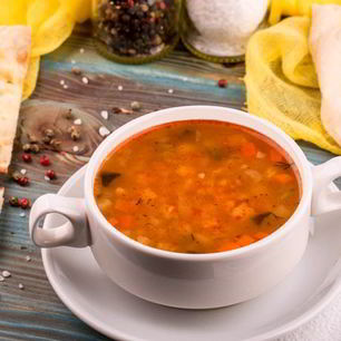 Рецепт Вегетарианского рассольника с фасолью