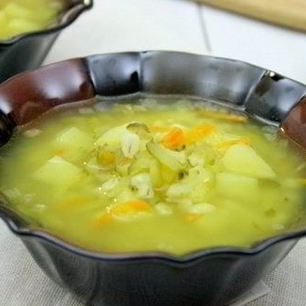 Рецепт Вегетарианского рассольника с перловкой