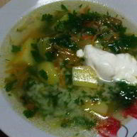 Рецепт Вегетарианского рассольника с рисом