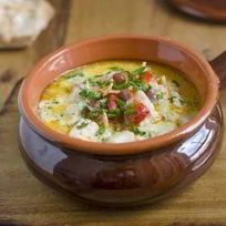 Рецепт Рыбного супа с копченой горбушей