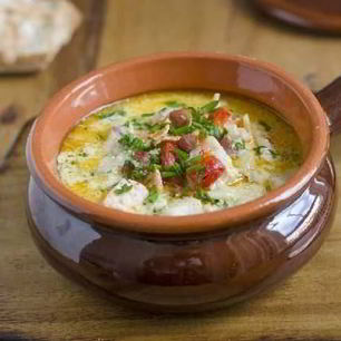 Рецепт Рыбного супа с копченой горбушей