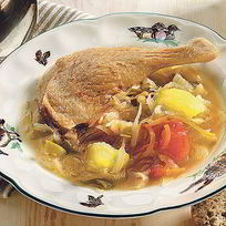 Рецепт Густых щей с уткой