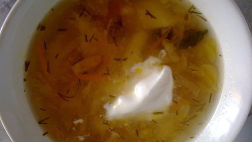 Рецепт кислых щей с говяжьем сердцем