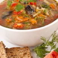 Рецепт Русских щей с грибами