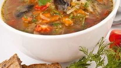 Рецепт Русских щей с грибами