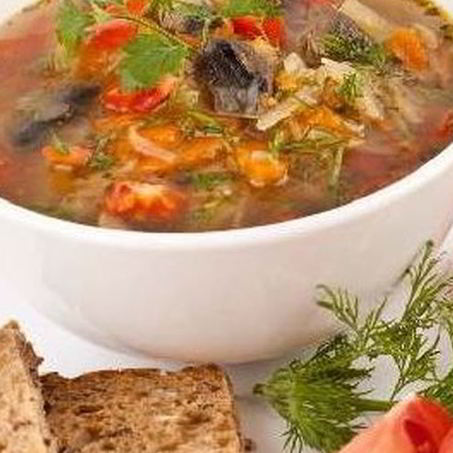 Рецепт Русских щей с грибами