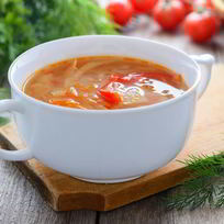 Рецепт Щей из молодой капусты с помидорами