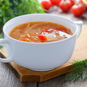 Рецепт Щей из молодой капусты с помидорами