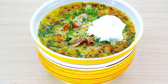 Рецепт щей из свежей капусты с плавленым сыром