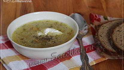 Рецепт Щей кислых с тушенкой