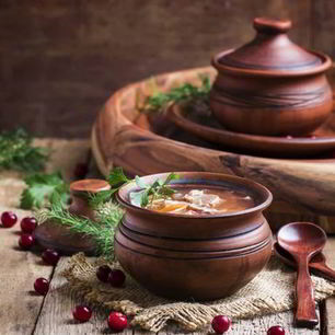 Рецепт Щей с брусникой