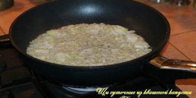 Рецепт щей суточных из квашенной капусты