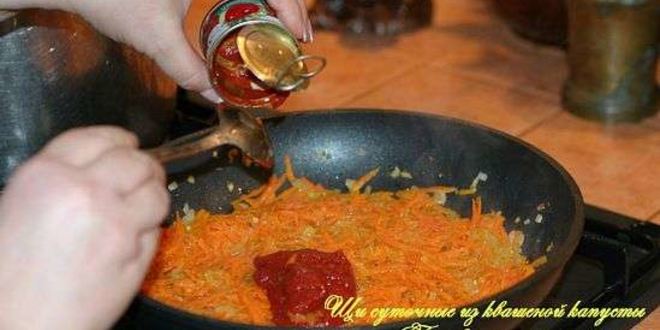 Рецепт щей суточных из квашенной капусты