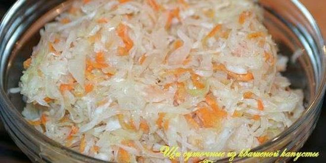 Рецепт щей суточных из квашенной капусты