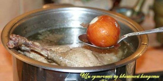 Рецепт щей суточных из квашенной капусты