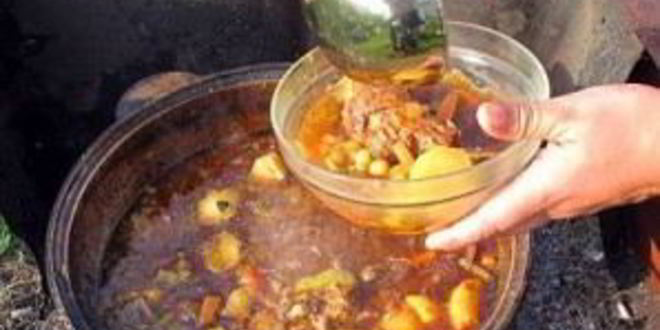 Рецепт шурпы из баранины в казане