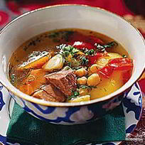 Рецепт Шурпы из свинины на костре