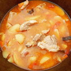 Рецепт Шурпы на костре