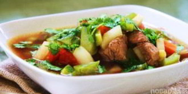 Рецепт шурпы с бараниной