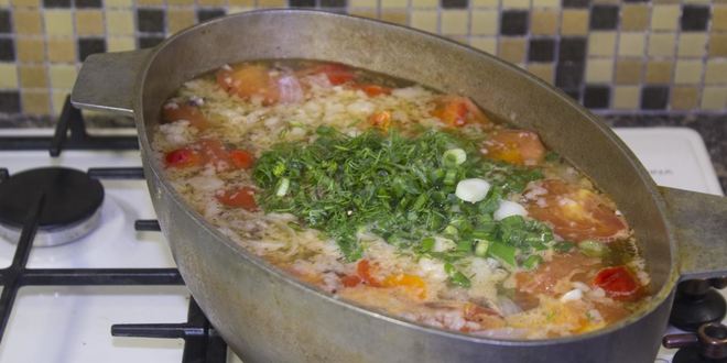 Рецепт супа шурпа из говядины в казане