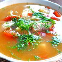 Рецепт Вкусного супа шурпа на костре в казане