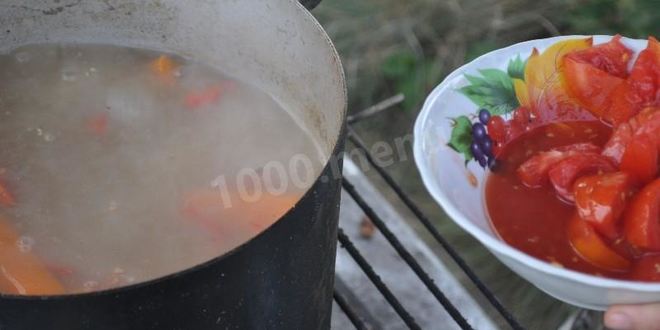Рецепт вкусного супа шурпа на костре в казане