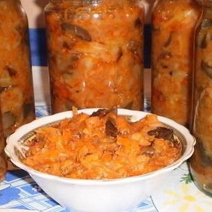 Рецепт Грибной солянки на зиму в мультиварке