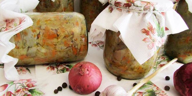 Рецепт грибной солянки