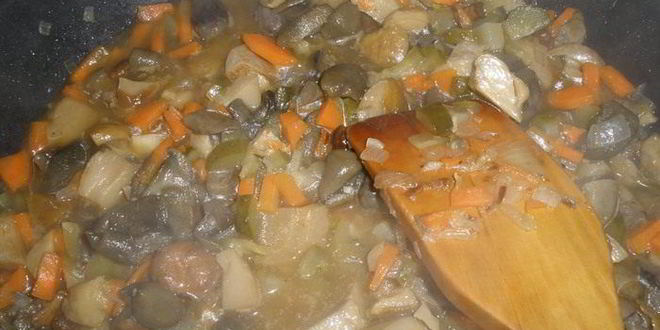 Рецепт густой солянки с лесными грибами