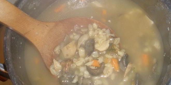 Рецепт густой солянки с лесными грибами