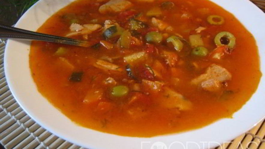 Рецепт рыбной солянки