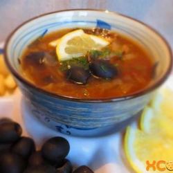 Рецепт Солянки грибной постной