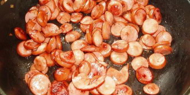 Рецепт солянки из капусты с сосисками