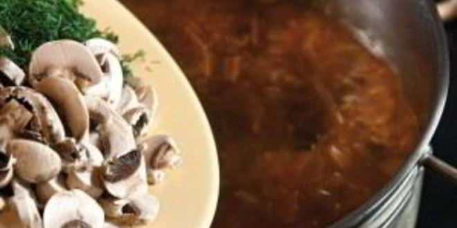 Рецепт солянки из квашеной капусты с грибами