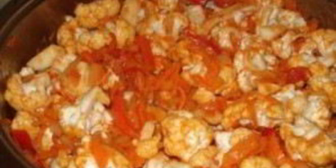 Рецепт солянки из цветной капусты