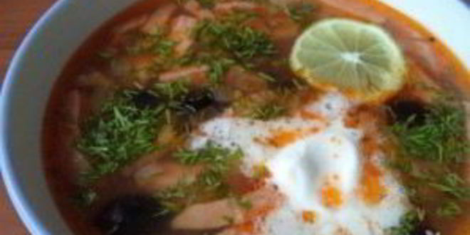 Рецепт солянки мясной сборной