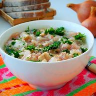 Рецепт Солянки с капустой картошкой и мясом