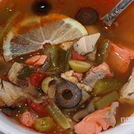 Рецепт Солянки с креветками