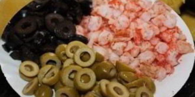 Рецепт солянки с креветками