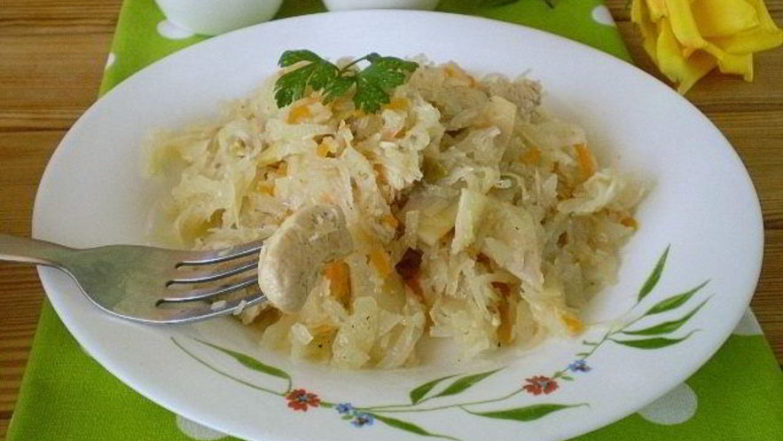 Рецепт солянки с курицей и капустой