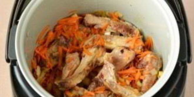 Рецепт солянки с мясом в мультиварке