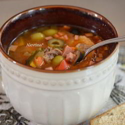 Рецепт Солянки со сладким перцем