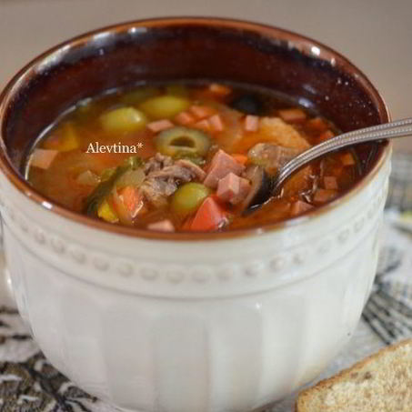 Рецепт Солянки со сладким перцем