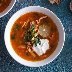 Рецепт Солянки в черноморском стиле