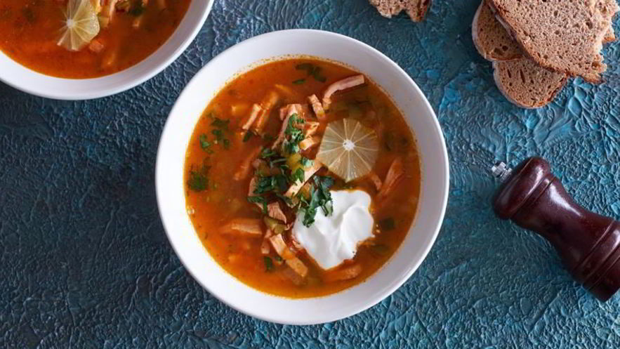 Рецепт солянки в черноморском стиле