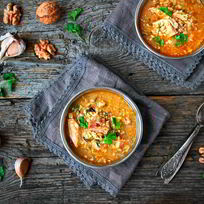 Рецепт Грузинского супа Харчо со свининой